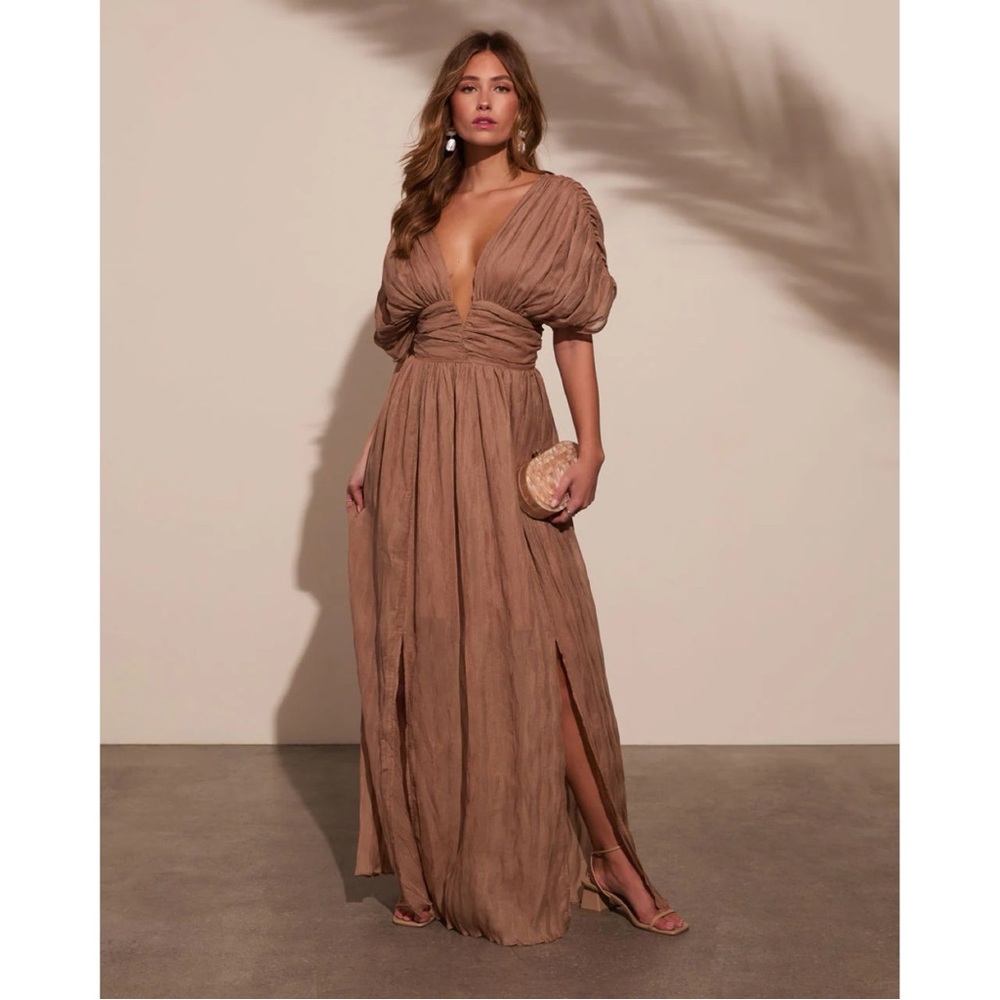 Bronze Empire Maxi Dress (S) - Picture 7 of 7
